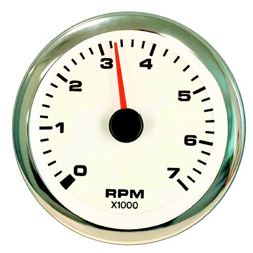 WHITE, PREMIER PRO, GAUGE, TACHOMETER, INSTRUMENTATION, 62561P