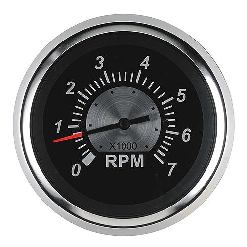 SIERRA, BLACK STERLING, TACHOMETER, INSTRUMENTATION, GAUGE, 67363P