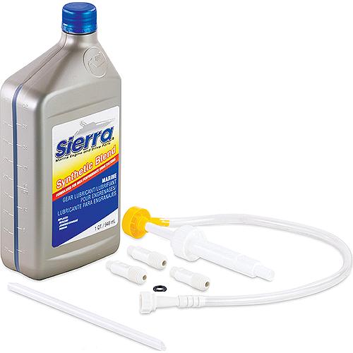 SIERRA, HIGH, PERFORMANCE, GEAR, LUBRICANT, PUMP, KIT,
INCLUDES, QUART, (18-9650-2), OIL, PUMP, 3, ATTACHMENTS, MERCURY 91-8M0101435, 18-9650-2QP