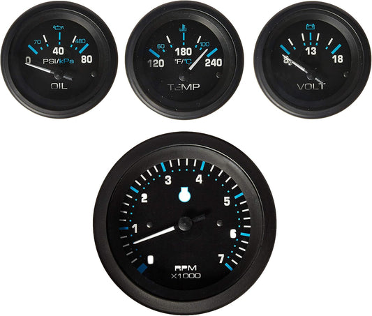 SIERRA, ECLIPSE, 4 SET, GAUGES, TACHOMETER, VOLTMETER, OIL PRESSURE, & WATER TEMPERATURE 69726P, 68399P, 68408P, 68401P, 68392P, INSTRUMENTATION