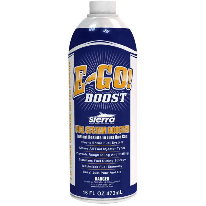 SIERRA, E-GO!, FUEL, SYSTEM, BOOSTER, BOOST, 16 oz, MERCURY, HONDA, YAMAHA, 18-8607