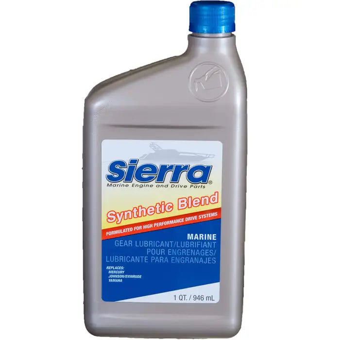 SIERRA, HI-PERFORMANCE, SYNTHETIC, GEAR, LUBE, BLEND, LOWER, UNIT, Mercury, 92-858064K01, 92-858064Q01,
OMC/Johnson/Evinrude, 778755,
Suzuki, 990A0-01E81-01Q, Bel-Ray, 99740-BT1, Mallory, 9-82501,
18-9650-0, 18-9650-2