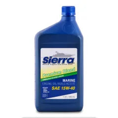 SIERRA, ENGINE, DIESEL, OIL, 15W-40, QUART, GALLON, Sierra, 18-9553-2, Volvo Penta, 40005011, 4005012, Bel-Ray, 99761-BT4, 18-9554-2, 18-9553-3